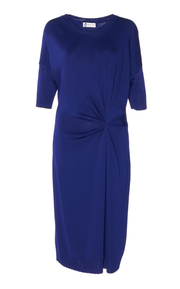 Lanvin Knotted Knit Dress