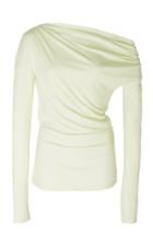 Acler Harmon Skivvy Cowl Neck Long Sleeve Top