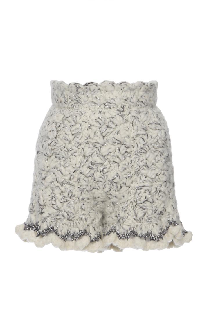 Moda Operandi Dolce & Gabbana Ombre Crochet-knit Shorts