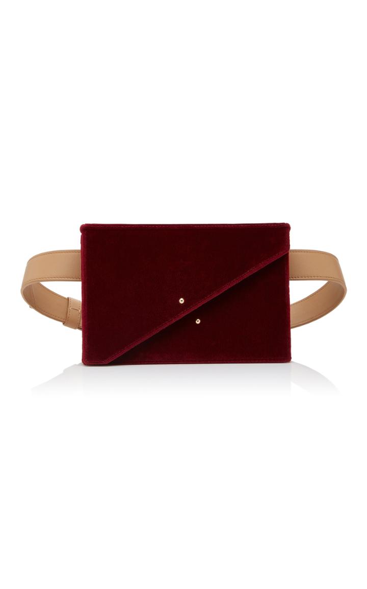 D'estree Martin Velvet Belt Bag