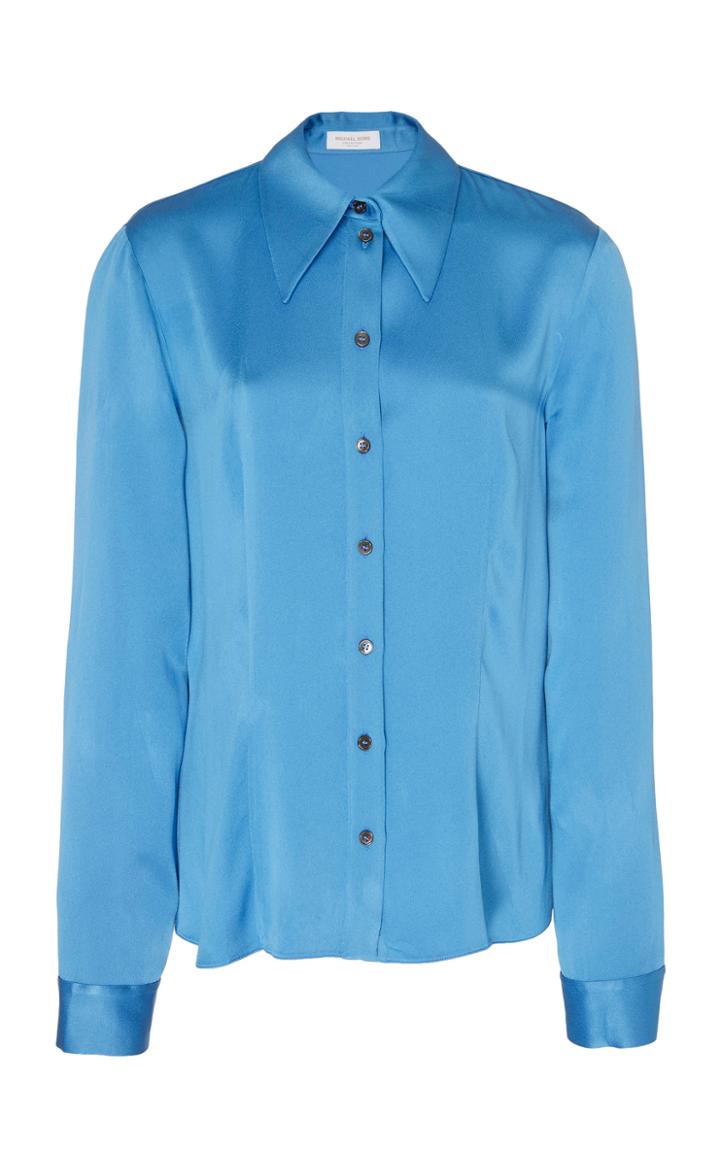 Michael Kors Collection Satin Shirt Size: 0