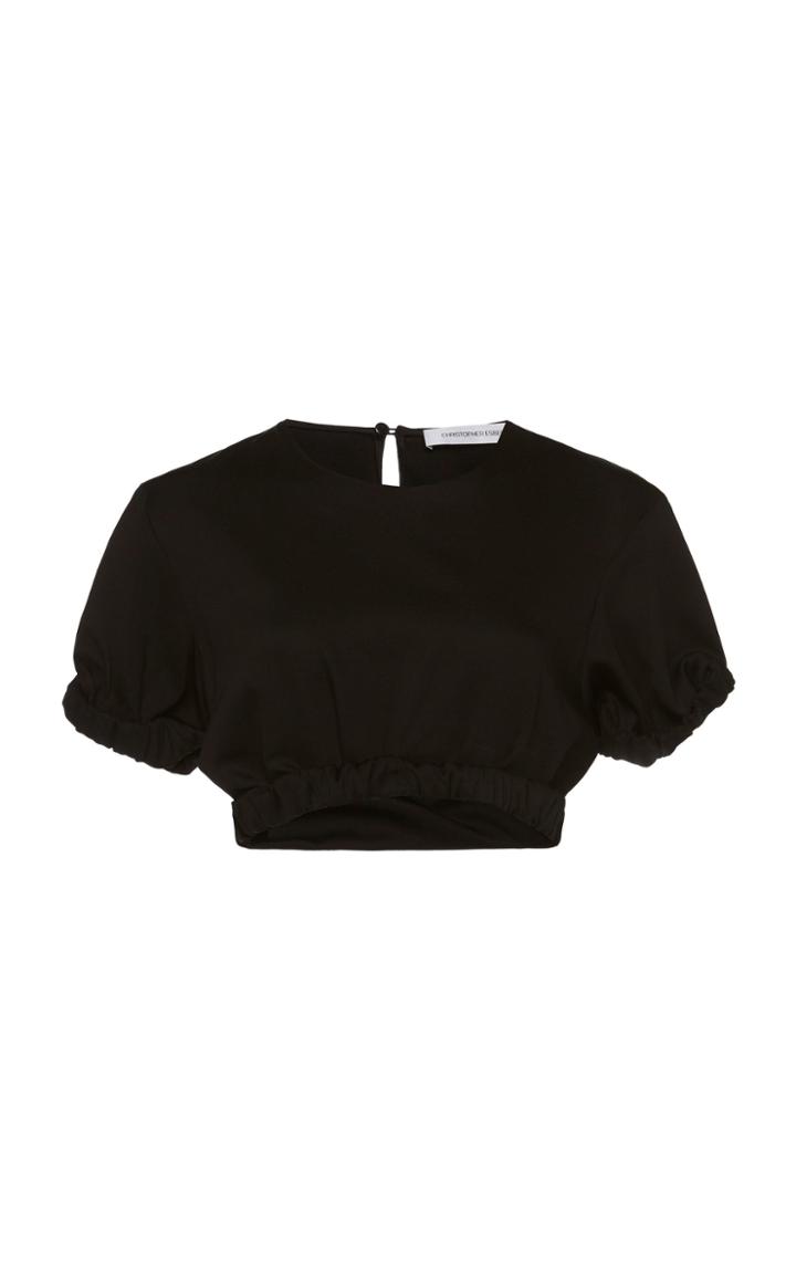 Moda Operandi Christopher Esber Rolled Up Crop Tee