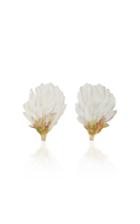 Christopher Thompson Royds White Clover Stud Earrings