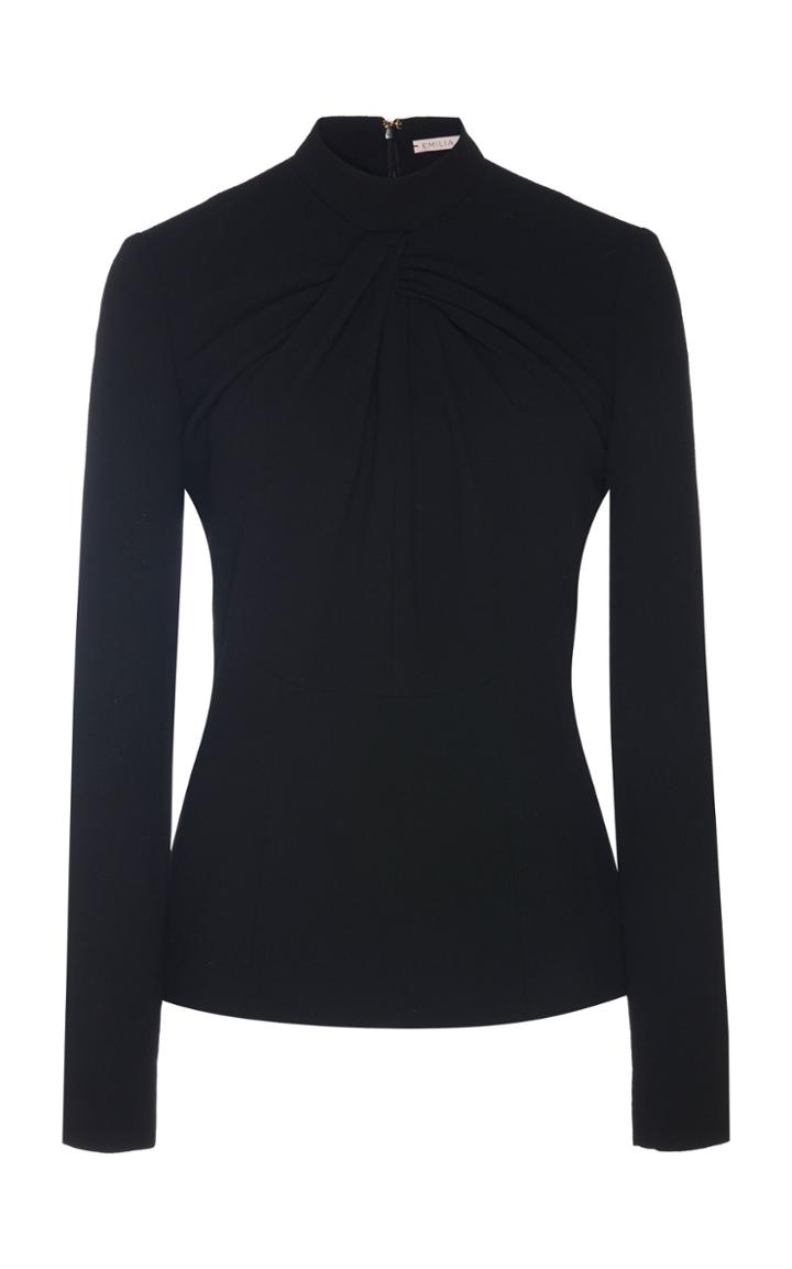 Emilia Wickstead Reina Abstract-patterned Crepe Blouse