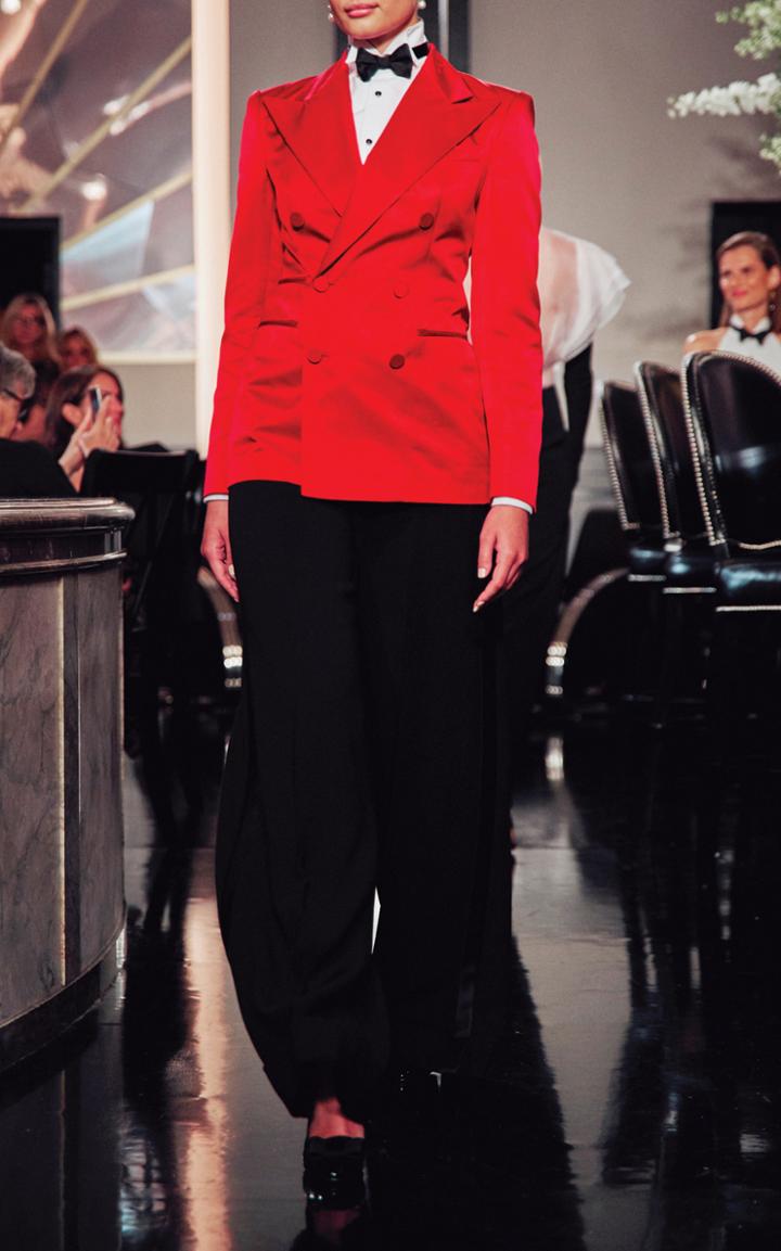 Moda Operandi Ralph Lauren Buffy Silk Tuxedo Jacket Size: 0