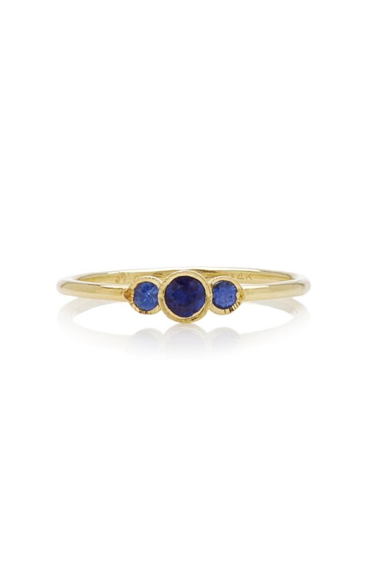 Ila Melika 14k Gold Sapphire Ring