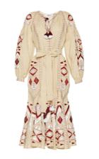 March11 Kilim Embroidered Midi Dress