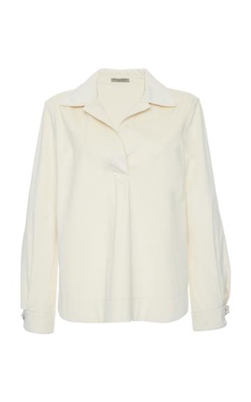 Bottega Veneta Alcantara Collared Shirt