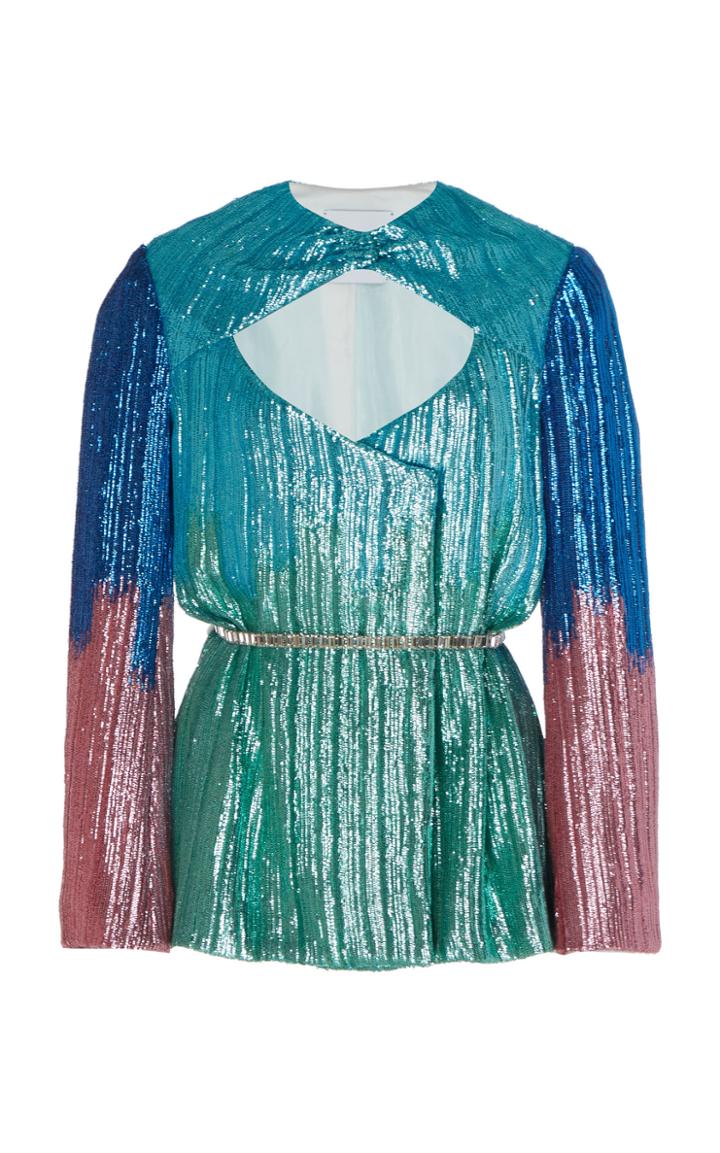 Markarian Lauren Ombre Sequin-embellished Jacket