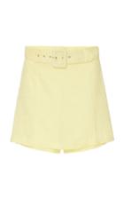 Faithfull The Brand Celia Belted Linen Shorts