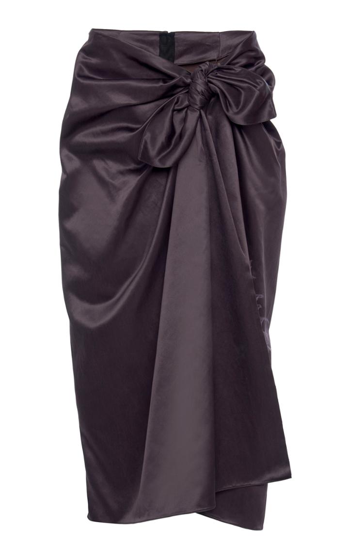 Moda Operandi Marni Cotton-blend Tie-front Midi Skirt Size: 40
