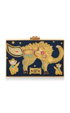 Rita Von Hildebrand The Beast Silk Clutch