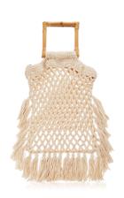 Nannacay Narciso Fringed Macram Handle Bag