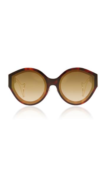 Philippe Chevallier Whale Round Frame Sunglasses