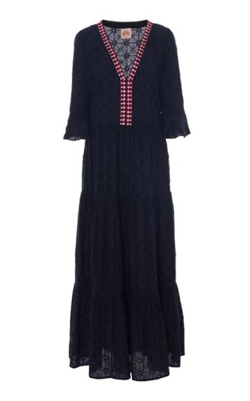 Le Sirenuse Positano Positano Embroidery Bella Maxi Dress
