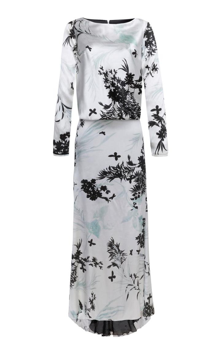 Adriana Iglesias Mermaid Silk Dress