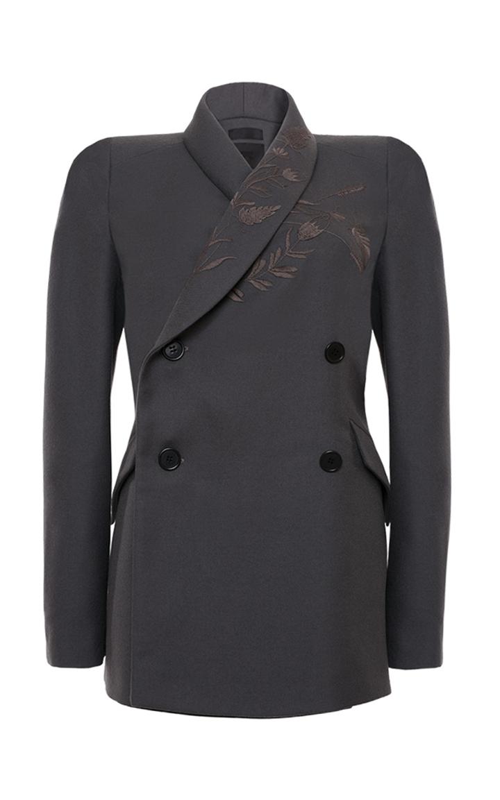 Lake Studio Embroidered Double Breasted Jacket