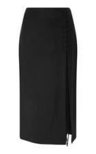 Hensely Wool And Lace Underlay Skirt