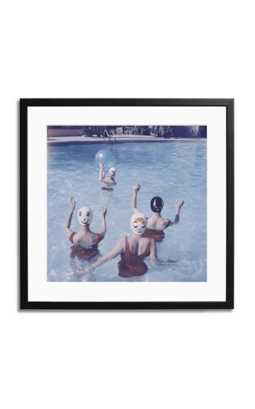 Sonic Editions Bathing Caps Models Framed Print