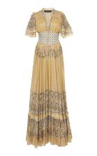 Etro Multi-printed Cotton Maxi Dress