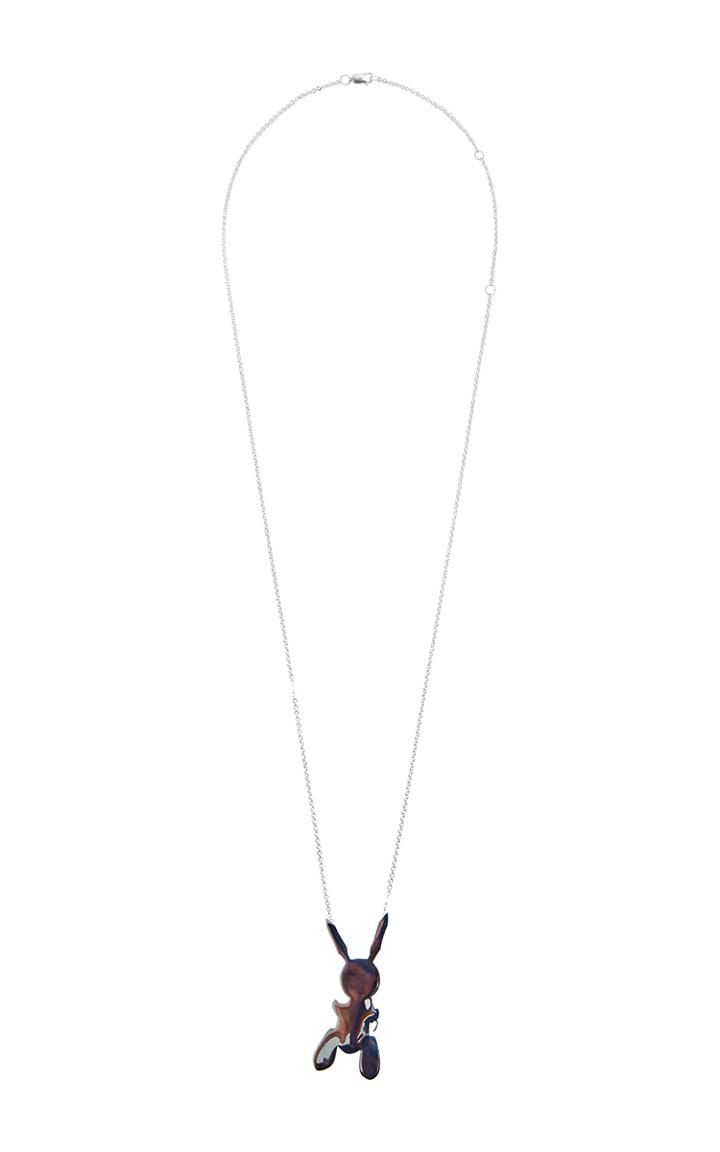 Gus + Al Signed Limited Edition Jeff Koons Rabbit Necklace