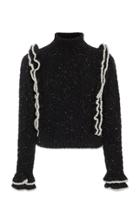 Philosophy Di Lorenzo Serafini Speckled Cable Knit Sweater