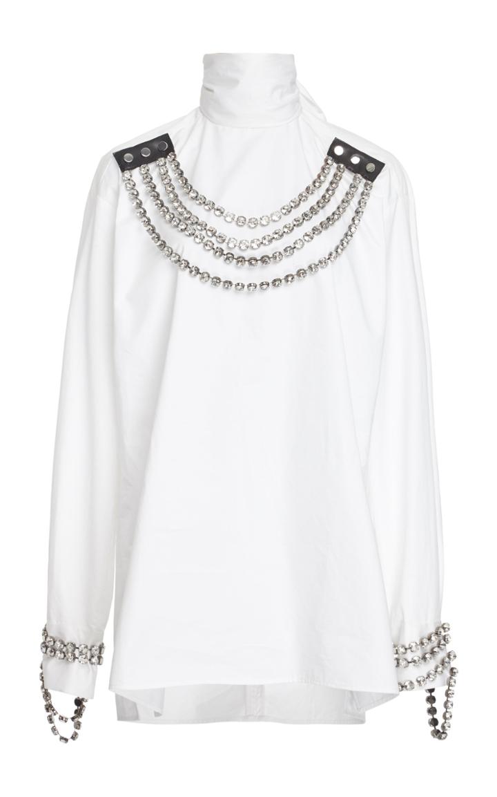Christopher Kane Cotton Cupchain Top