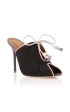 Malone Souliers Dawn Leather-trimmed Cutout Sandals