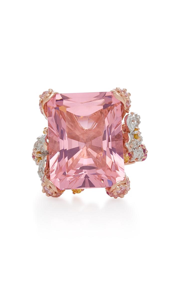 Anabela Chan Cinderella 18k Gold Sapphire And Diamond Ring