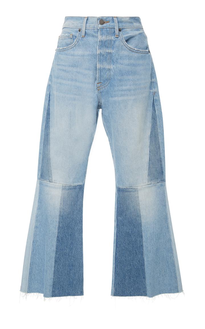 Frame Denim Hurley Le Panel Block Cropped Jeans