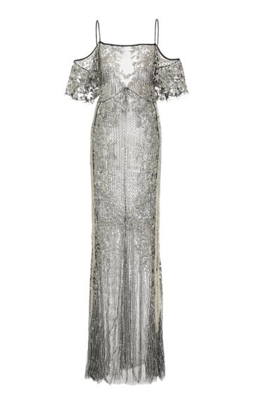 Amen Couture Embroidered Lace Gown