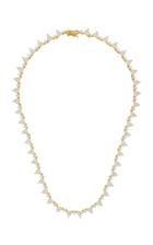 Moda Operandi Fallon Silver-tone Crystal Necklace