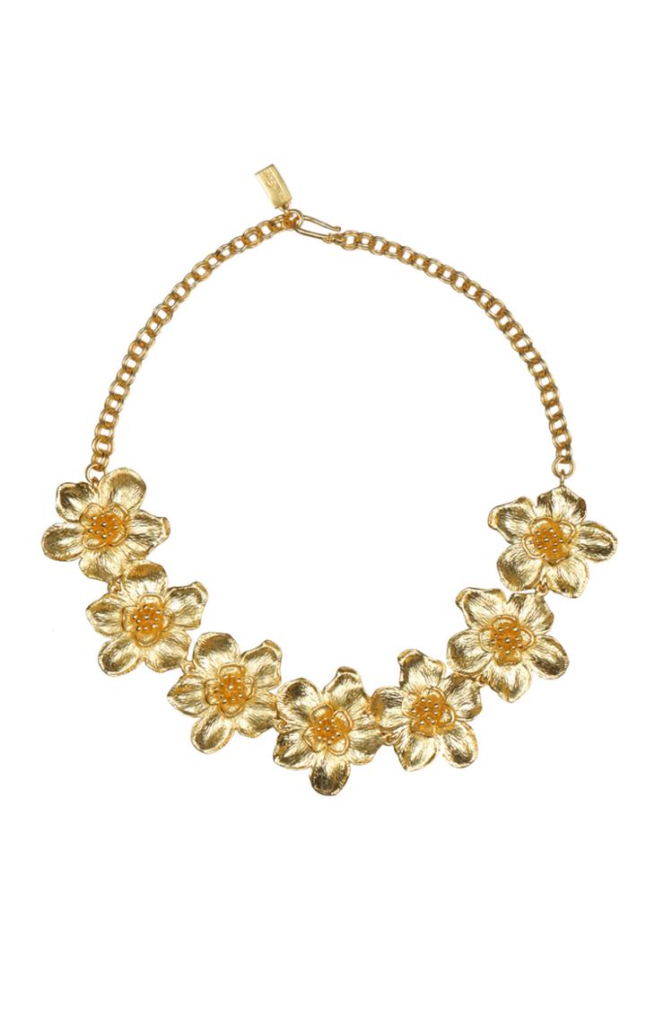 Moda Operandi Valre Gold-plated Azalea Choker