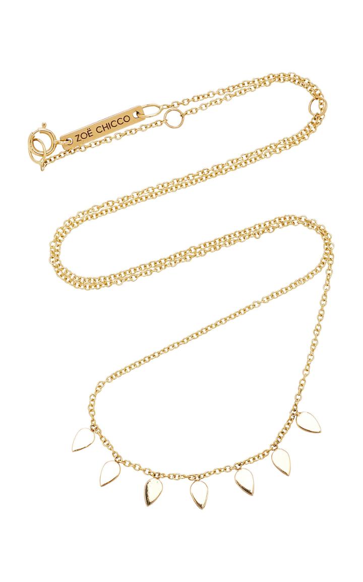 Zoe Chicco 14k Itty Bitty Tear Necklace