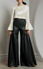 Huishan Zhang Mariella Leather Trouser