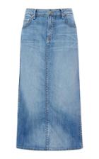 Oscar De La Renta Denim Pencil Skirt