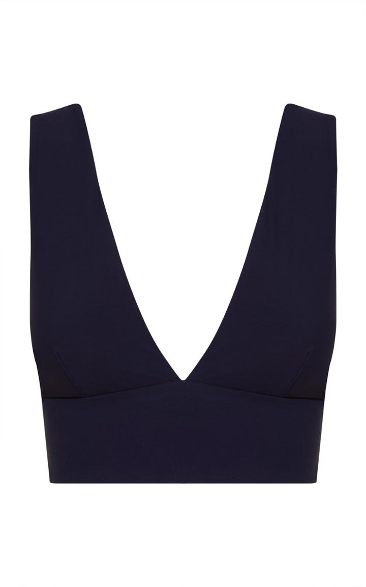 Bondi Born Valeria Plunge-neck Bikini Top