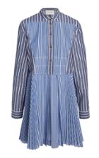 Cdric Charlier Striped Cotton-blend Dress