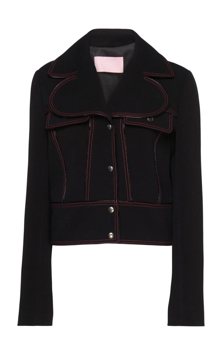 Giamba Contrast Trim Jacket