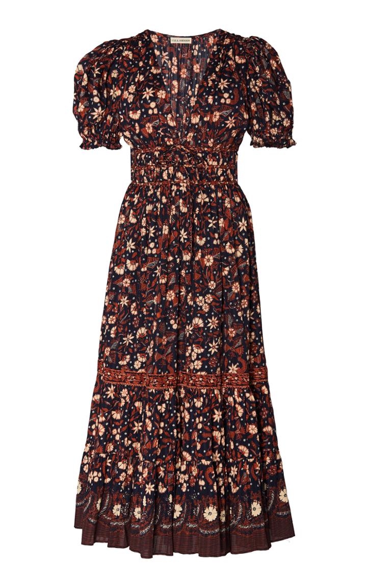 Ulla Johnson Zaria Cotton Midi Dress