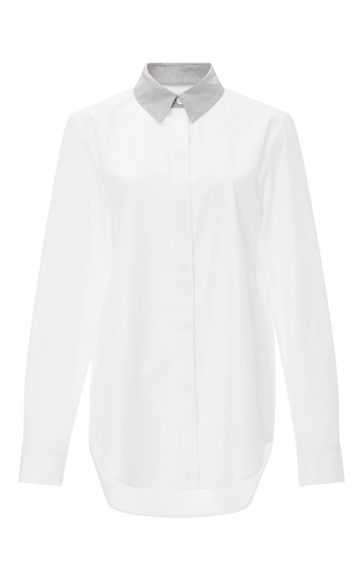 Tome Classic Shirt With Taffeta Collar