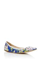Delpozo Soft Floral Ballerina Flat