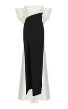 Rasario Bow-detail Silk-blend Gown