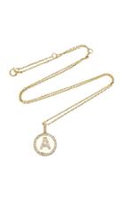 Fallon M'onogram Letter Charm Series Necklace