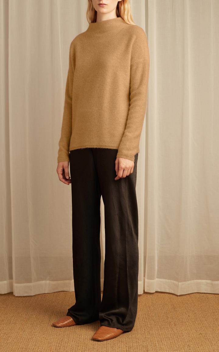 Moda Operandi Vince Boiled Cashmere Funnel-neck Sweater