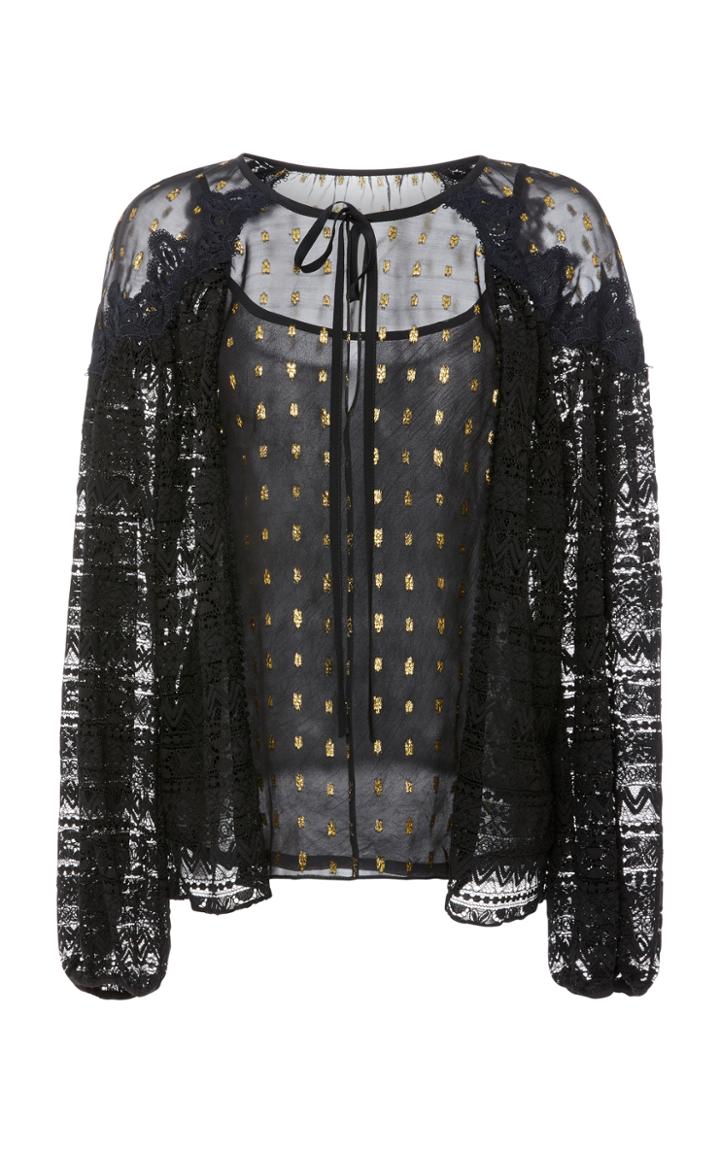 Temperley London Wondering Lace Blouse