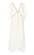 Leal Daccarett Somos Novios Patterned Silk Dress