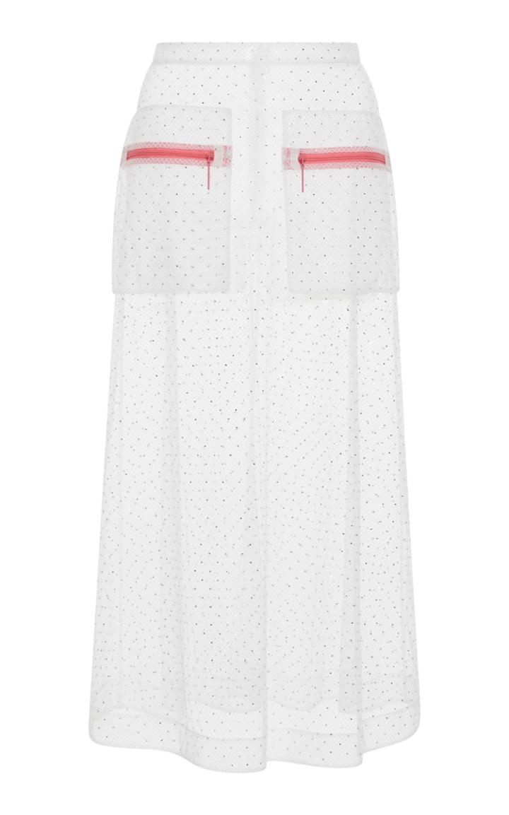 Christopher Kane Net Peg Bag Swarovski Skirt