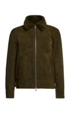 Moda Operandi Officine Gnrale Benson Suede Shearling Bomber Jacket