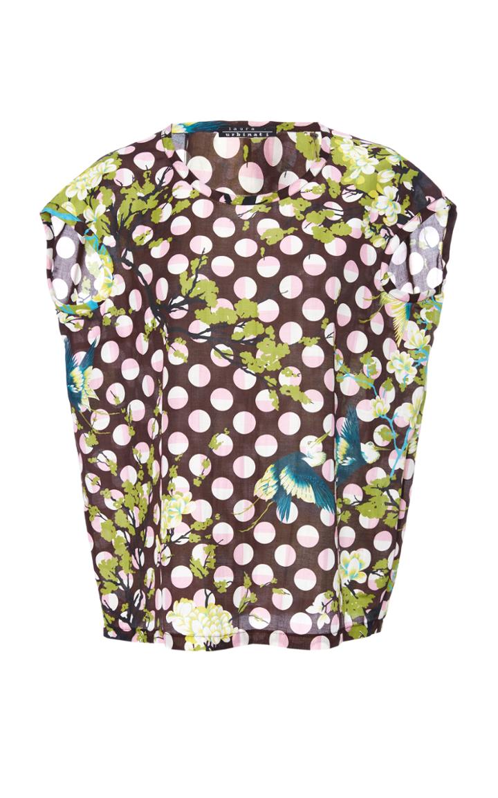 Laura Urbinati Printed Cotton Top
